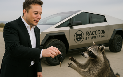 Trump and Elon Musk Hire Raccoon Engineering to Slash Costs
