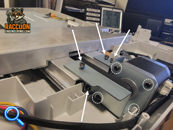 Upper Z-axis pulley