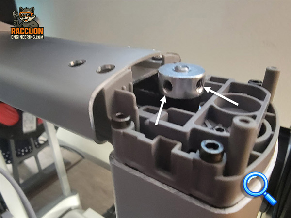Upper Z-axis pulley
