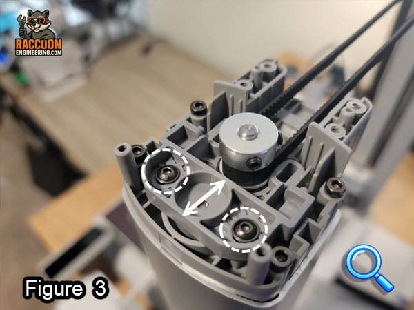 Upper Z-axis pulley