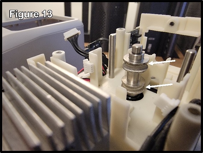 Upper Z-axis pulley