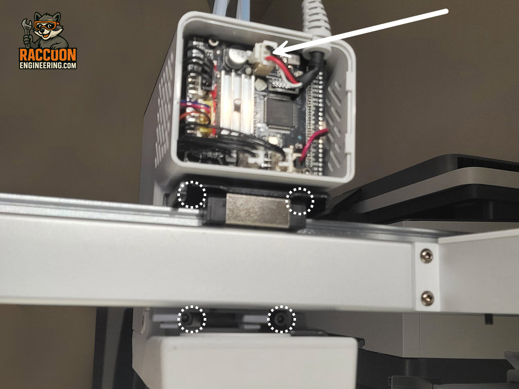 Upper y-axis pulley
